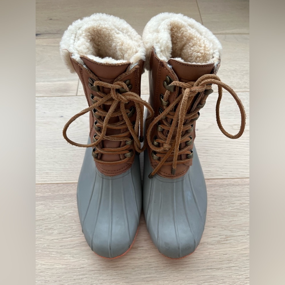 Sperry Top Sider for J. Crew Duck Boots Size 8